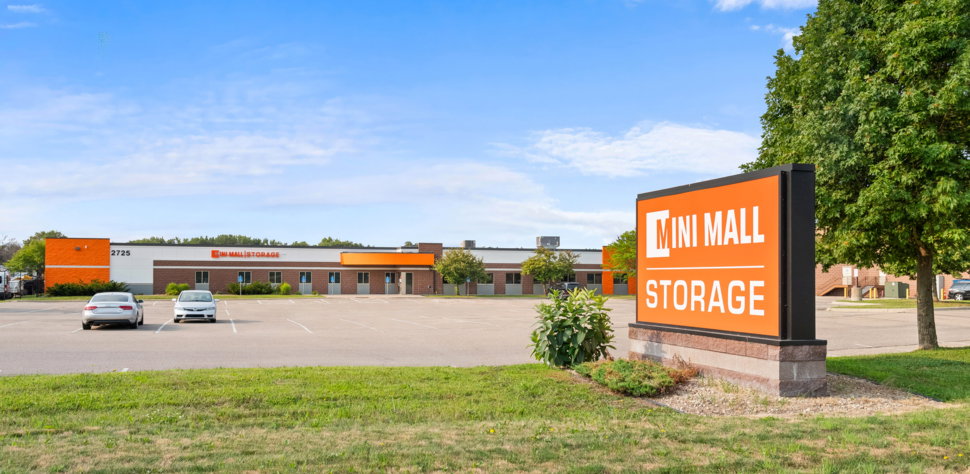 Mini Mall Storage facility signage